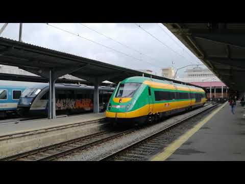 Automotorul Ansaldobreda IC2 #5714 paraseste Gara Bucuresti Nord cu trenul IR 15533 (12.04.2019)