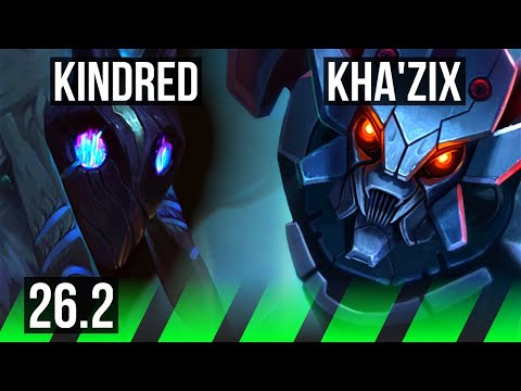 KINDRED vs KHA'ZIX (JGL) | 83K damage | EUW Grandmaster | 26.2