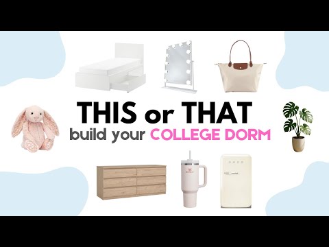 Build Your DREAM College Dorm | THIS or THAT 🛏💗