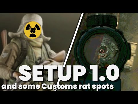 Ratting Setup and Customs Rat Spot Guide - 6 Spots I used and One Extra! | Escape From Tarkov 1.0