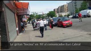 Le gritan “Bocina” al comunicador Euri Cabral