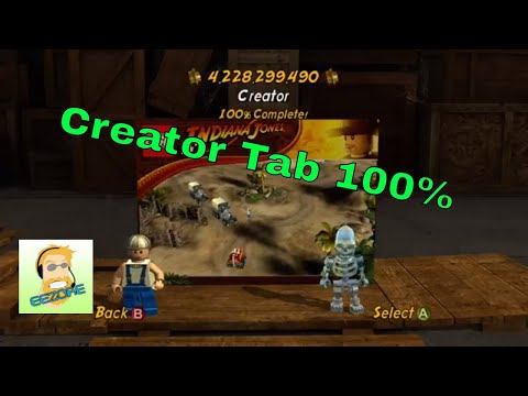 Lego Indiana Jones 2: Creator 100% and achievements tied to it