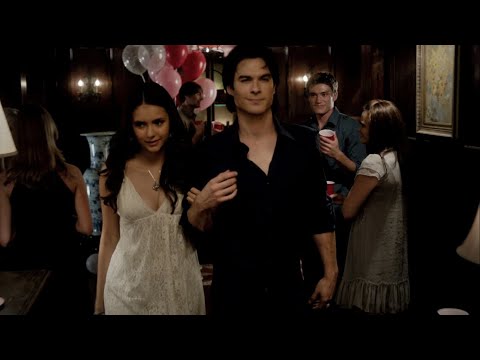 TVD 3x1 - Elena's 18th birthday party | Delena Scenes HD