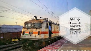 preview picture of video 'Slow Aggression Of Danapur - Secunderabad SF Express (12792)|LGD 30405 WAP-7 @ MCI'