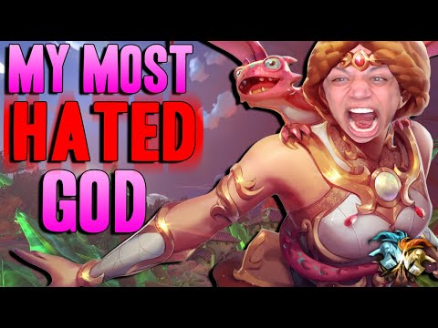 MY LEAST FAVORITE GOD IN SMITE GOT BUFFED! IS SHE ANY GOOD?! - Masters Ranked Duel - SMITE
