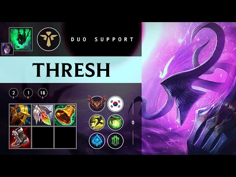 Thresh Support vs Rakan - KR Grandmaster Patch 25.24