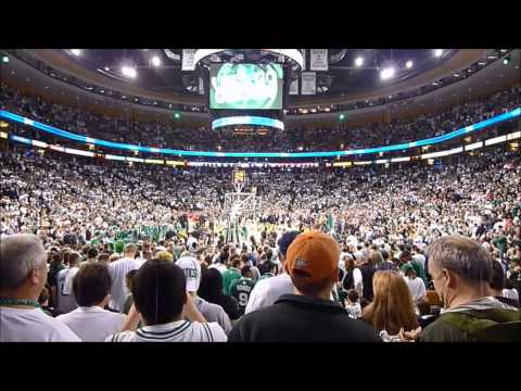 Let's Go Celtics!! Boston Fans Chanting at TD Garden 2013 NBA Playoffs