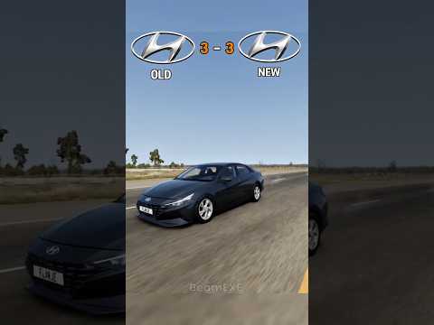 Old Hyundai Elantra vs New Elantra 🚗💥 | Then vs Now #shorts #carshorts