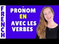 Pronom EN : avec quels verbes l'utiliser ? Leçon de français - French lesson