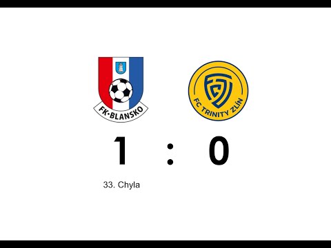 SESTŘIH | MSFL | 21. kolo | FK Blansko - FC Trinity Zlín | 1:0