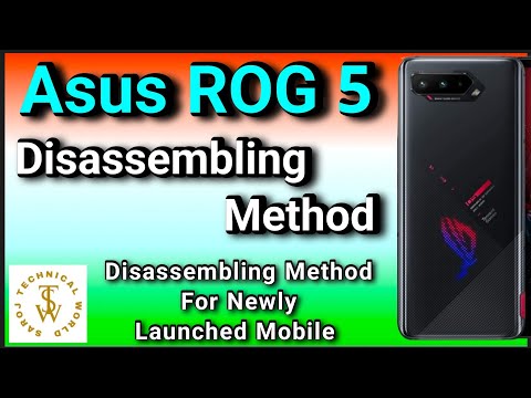 Asus ROG 5 Disassembling Method 🔥🔥