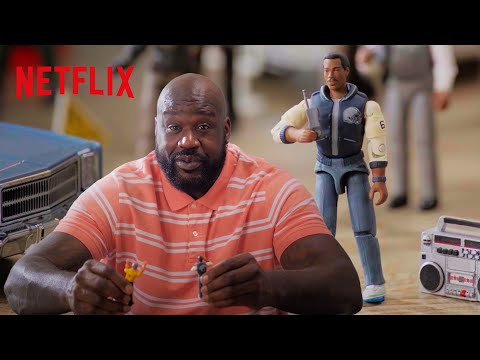 Shaq Plays with Beverly Hills Cop: Axel F Action Figures