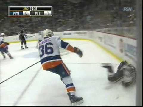 Travis Hamonic ragolls Matt Cooke