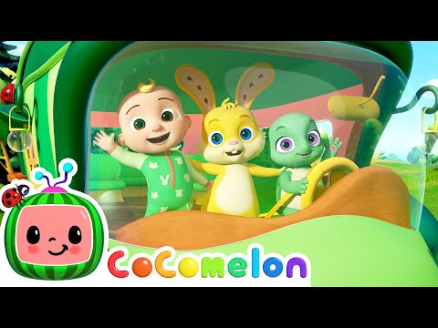 Wheels on the Bus with Baby Animals | @CoComelon  | Animal Time Nursery Rhymes