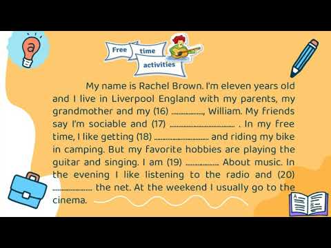 NEC Audio Listening - Free Time Activities (Rachel Brown)