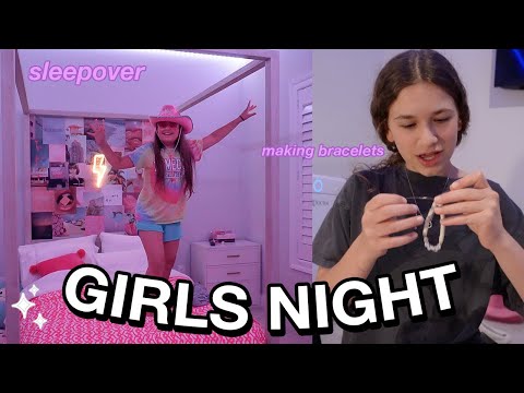 SLEEPOVER GIRLS NIGHT WITH MY SISTER!! | CILLA AND MADDY