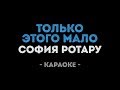 София Ротару Только этого мало Караоке