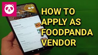 How To Apply As Foodpanda Vendor (TAGALOG)