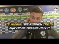 Te Wierik: 'We kunnen trots zijn op de tweede helft' - VTBL