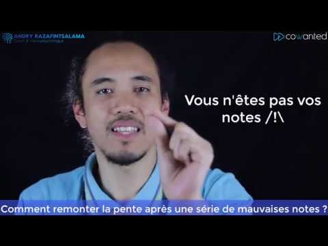 Comment remonter la pente après une série de mauvaises notes à l'école ?