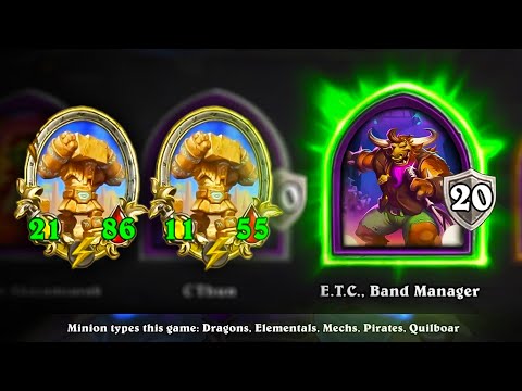 E.T.C. Going Crazy in a No Murloc Lobby | Rdu Hearthstone Battlegrounds