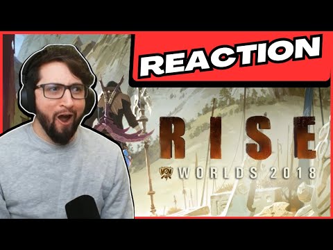 Arcane fan REACTS to RISE (ft. The Glitch Mob, Mako, and The Word Alive) | Worlds 2018