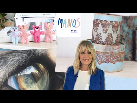 ManosalaObraTv 2020 Programa 3 Sellos - Efecto Oxido - Bordar Ositos - Pintura al Oleo