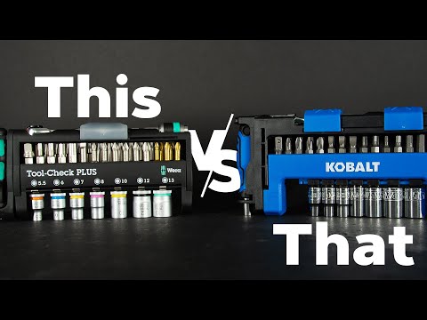 Wera Tool-Check Plus VS Kobalt 41 Piece Metric Mechanics Tool Set