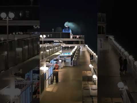 Thumbnail for Norwegian Gem top deck at night #norwegiangem #cruiseship