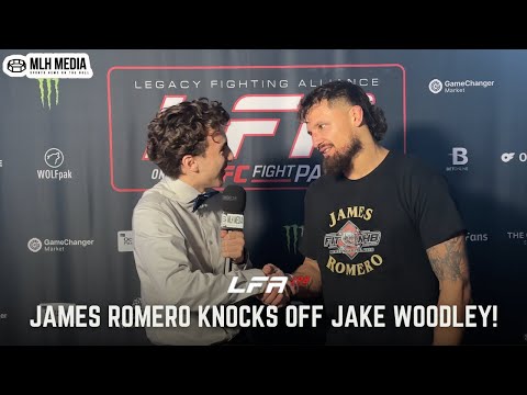 LFA 198 Post Fight Interview | James Romero Talks Stopping Jake Woodley In First Round | MLH Media