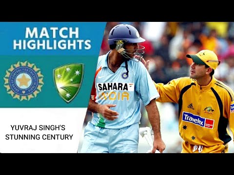 India vs Australia | Yuvraj’s Stunning Century vs Symonds’ Power-Hitting | 3nd ODI Hyderabad 2007