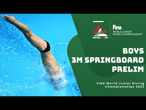 LIVE: Boys 14-15 | 3m Springboard Prelims Highlights | World Junior Diving 2022