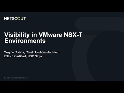 Demo: Visibility in VMware NSX-T Environments
