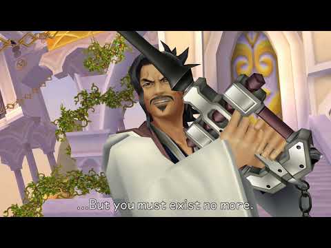 Kingdom Hearts Birth by Sleep Final Mix Theater Mode Scene 085- Master and Pupil Trade Blows (Terra)
