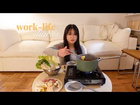 work-life diaries | a slow and cozy february in nyc, catching up on life, twice concert!
