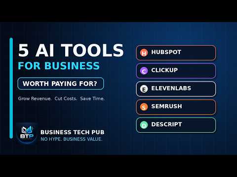 5 AI Tools That Can Actually Help Run a Small Business in 2026