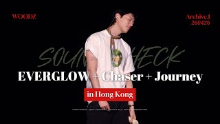 Download lagu 260426 아카이브원홍콩 [4K] WOODZ(조승연) - EVERGLOW   Chaser   Journey (sound check) | Archive1 in Hongkong mp3
