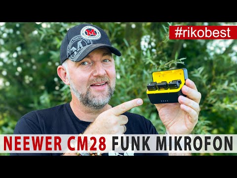 Günstiges Funk Lavalier Mikrofon System Neewer CM28 Mit Ladebox im Praxistest.