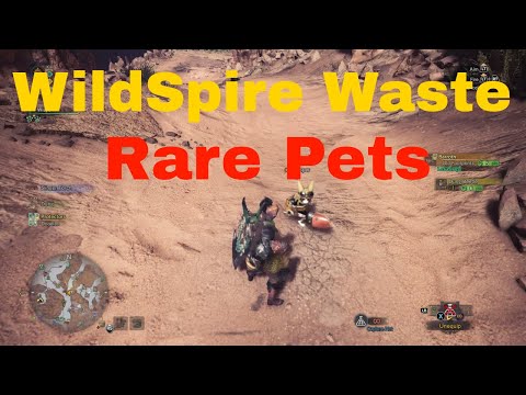 Monster Hunter World: Rare Pets Wild Spire Waste Guide