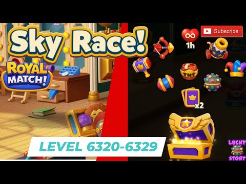 Royal Match Game Level 6320-6329 Area 82 | Backstage | Sky Race