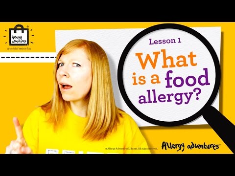 Lesson 1: What is a food allergy? Allergy Adventures Workshop for schools
