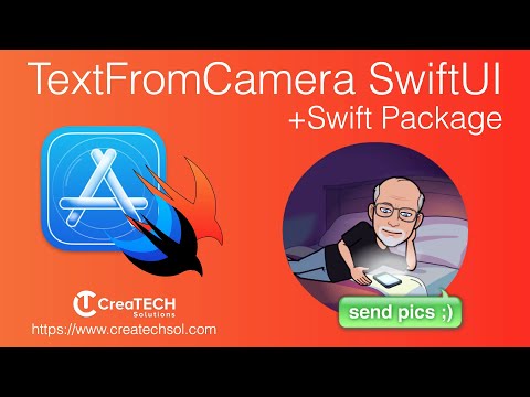 Scan from Camera  and CTScan  - a TextField, TextEditor Swift Package alternative