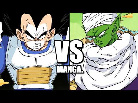 Manga Namek Saga Vegeta VS Piccolo is VERY Close.