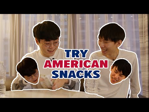 Malrang and Showmaker try American Snacks