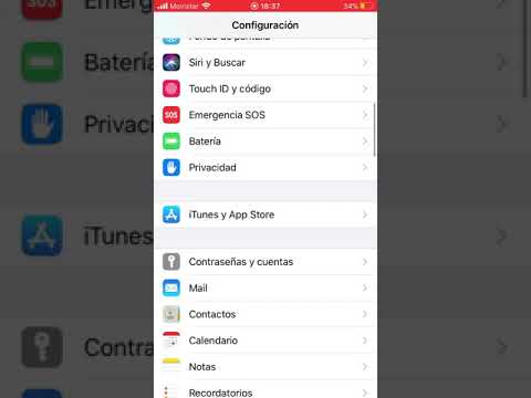 Eliminando cuenta de correo en iOS iPhone