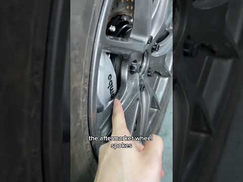 Prevent rubbing against aftermarket spokes. #bonoss #wheelspacers #brake #carparts #aftermarketparts