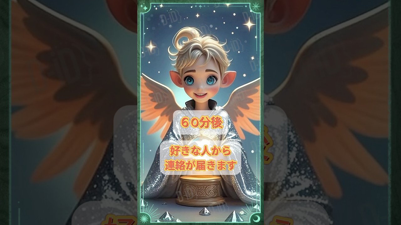 60分後好きな人から連絡がきます♫