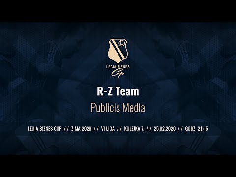 Skrót spotkania R-Z Team  - Publicies Media ( Legia Biznes Cup Zima 2020 )
