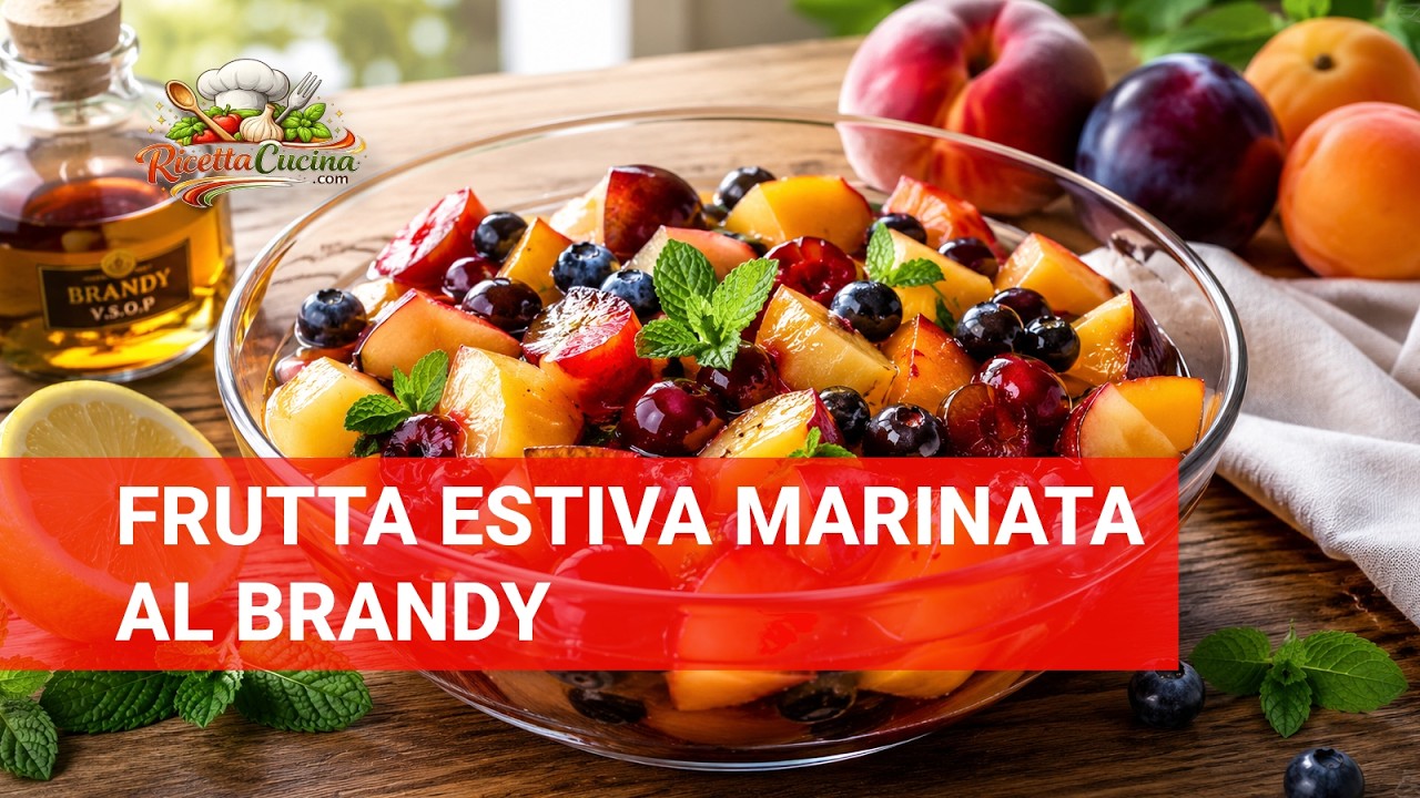 Anteprima video di Frutta Estiva Marinata al Brandy