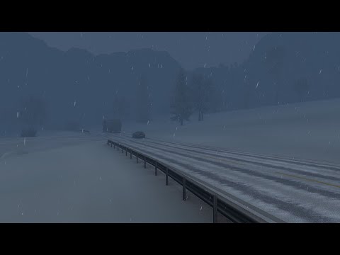Frosty Winter Weather Mod v8.5 (1.41) | Euro Truck Simulator 2